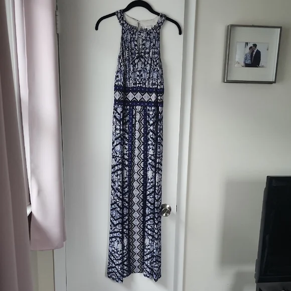 chinese dress ladies London Times Women's Halter Neckline Signature Morris Maxi Dress Vacation Occasion Event Guest of